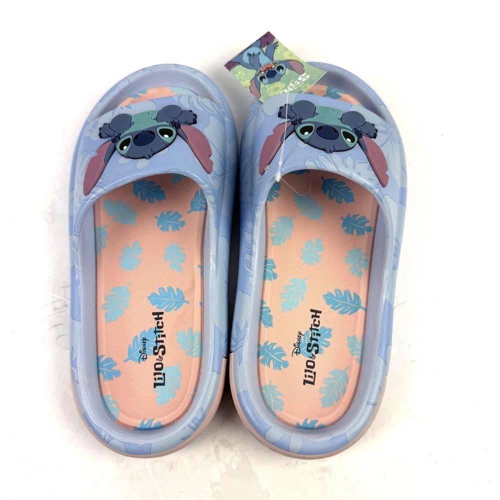 Ground Up Lilo & Stitch Slides 9 Womens Slip On Shoes Brand New With Tags - Picture 7 of 9